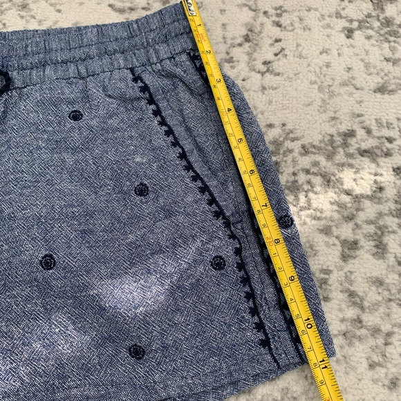 3/$20! Excellent condition linen shorts sz 0 - Picture 3 of 5